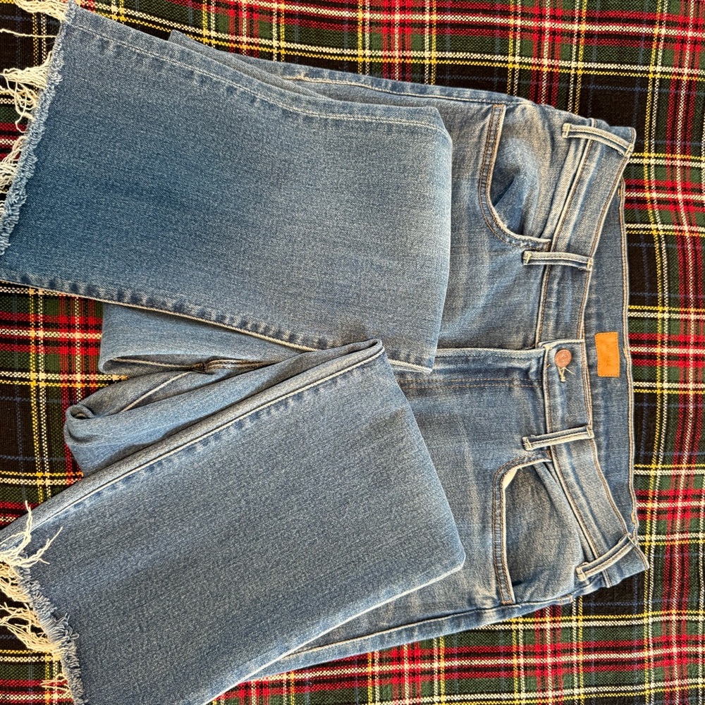 MOTHER The Hustler Ankle Fray Jeans